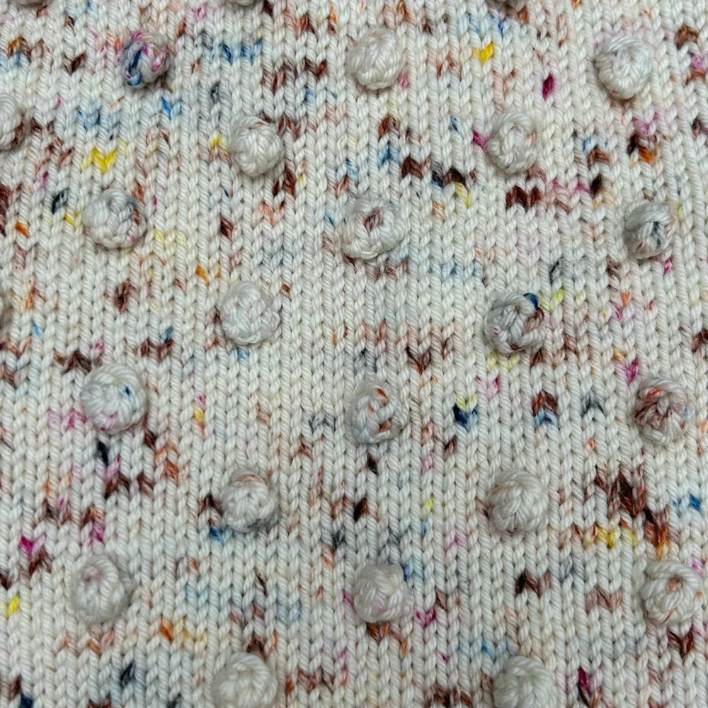 Misha & Puff Merino Wool Confetti Long Popcorn Sweater - Picture 11 of 13